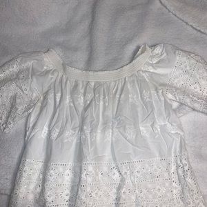 Off the shoulder crop top